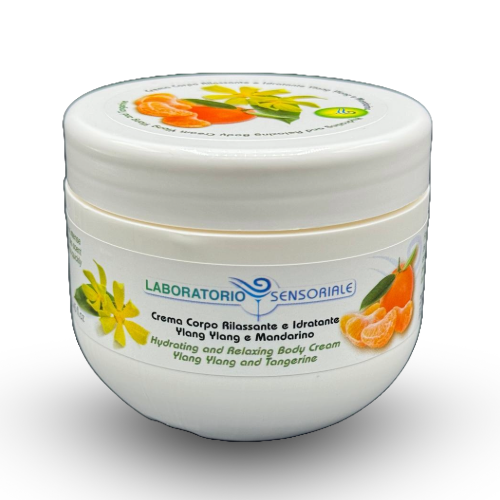 Crema Corpo Rilassante e Idratante con estratti di Ylang Ylang e Mandarino.